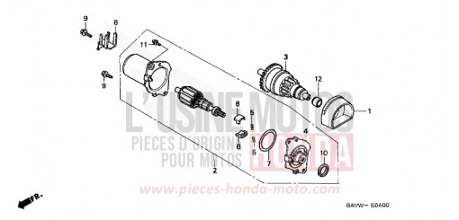 MOTEUR DE DEMARRAGE SJ50X de 1999
